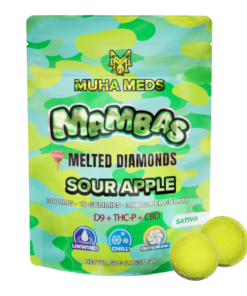 Sour Apple Melted Diamonds Gummies